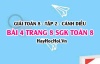 Bài 4 trang 8 Toán 8 Tập 2 Cánh Diều